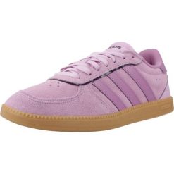 Buty ADIDAS BREAKNET SLEEK J Rose. Czerwone obuwie trekkingowe damskie Adidas, ze skóry, bez zapięcia. W wyprzedaży za 175.80 zł.