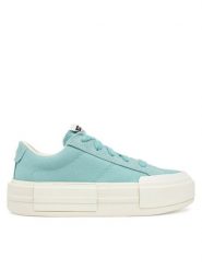 Converse Sneakersy Converse Cruise A10653C Niebieski. Niebieskie obuwie sportowe damskie Converse, z materiału, bez zapięcia. Za 249.99 zł.