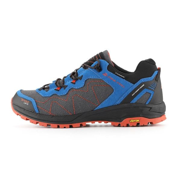 Buty niskie trekkingowe unisex Alpine Pro Ibane 2 Vibram. Czarne obuwie trekkingowe damskie Alpine Pro, z gumy, przed kostkę, bez zapięcia. Za 569.00 zł.