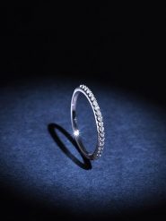 DIAMANTA Złoty pierścionek "Iona" z diamentami rozmiar: 58. Szare pierścionki damskie DIAMANTA, z diamentem, złote. Za 1,858.45 zł.