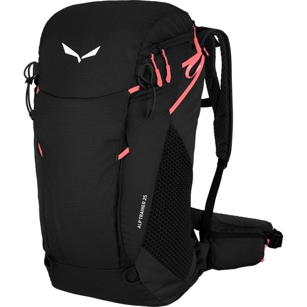 Torba turystyczna Salewa Trainer 25 L. Czarne torby podróżne Salewa, bez wzorów, z materiału. Za 665.50 zł.