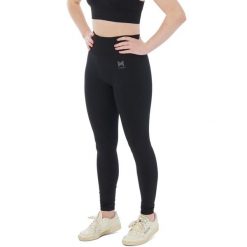 Xtreme Sportswear legginsy sportowe damskie Czarny. Czarne legginsy damskie XTREME SOCKSWEAR, s, bez wzorów, z poliesteru, z podwyższonym stanem, na fitness i siłownię. Za 134.50 zł.