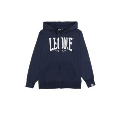 Bluza zimowa Leone 1947 Basic Kinder Kapuzen z reißverschluss. Niebieskie bluzy damskie LEONE 1947 APPAREL, na zimę, bez wzorów, z bawełny, bez kaptura. W wyprzedaży za 87.99 zł.