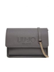 Liu Jo Torebka Ecs M Crossbody AF5152 E0087 Szary. Szare torebki wieczorowe damskie Liu Jo, bez wzorów, ze skóry, bez dodatków. Za 579.99 zł.