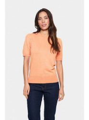 SAINT TROPEZ Sweter w kolorze pomarańczowym rozmiar: XXL. Pomarańczowe swetry klasyczne damskie Saint Tropez, s, z wiskozy, bez kołnierzyka. Za 69.99 zł.