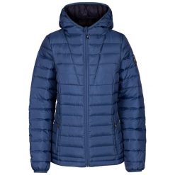 Damska Kurtka Puchowa Bartush. Niebieskie kurtki damskie Trespass, na zimę, m, bez wzorów, z materiału, z kapturem. Za 334.99 zł.
