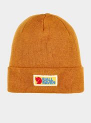 Czapka zimowa Fjallraven Vardag Classic Beanie - acorn. Żółte czapki damskie Fjällräven, na zimę, bez wzorów, z dzianiny. Za 137.49 zł.