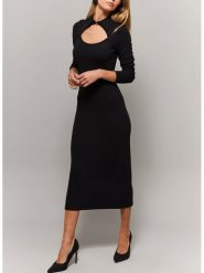 LA Angels Sukienka w kolorze czarnym rozmiar: L. Czarne sukienki damskie LA Angels, bez wzorów, bez ramiączek. Za 165.99 zł.