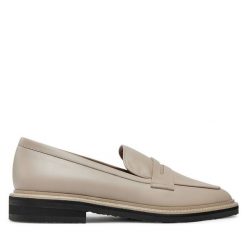 Mokasyny Pollini. Brązowe mokasyny damskie Pollini, bez obcasa. Za 1,009.00 zł.