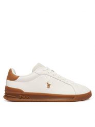 Polo Ralph Lauren Sneakersy 804P08223001 Biały. Białe obuwie sportowe damskie Polo Ralph Lauren, ze skóry, bez zapięcia. Za 599.99 zł.