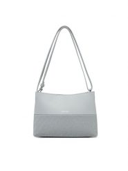 Calvin Klein Torebka Ck Mixmedia Convertible Bag_Mono K60K613170 Szary. Szare torebki klasyczne damskie Calvin Klein, ze skóry, bez dodatków. Za 199.99 zł.