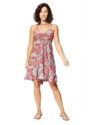 Ipanima Sukienka ze wzorem rozmiar: 38/40. Sukienki damskie Ipanima, bez wzorów, bez ramiączek. Za 65.99 zł.