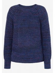 More & More Sweter w kolorze granatowym rozmiar: 42. Niebieskie swetry klasyczne damskie More & More, z wełny, bez kołnierzyka. Za 153.71 zł.