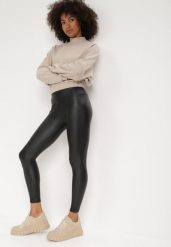Czarne Legginsy Draven. Czarne legginsy damskie Born2be, l, bez wzorów, z jeansu. Za 64.99 zł.
