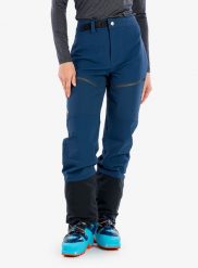 Spodnie skiturowe damskie Fjallraven Bergtagen Touring Trousers. Niebieskie spodnie sportowe damskie Fjällräven, na jesień, s, bez wzorów, z materiału, narciarskie. Za 923.99 zł.