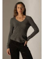Perfect Cashmere Kaszmirowy sweter "Salome" w kolorze antracytowym rozmiar: XL. Czarne swetry klasyczne damskie Perfect Cashmere, xl, z kaszmiru, bez kołnierzyka. Za 314.05 zł.