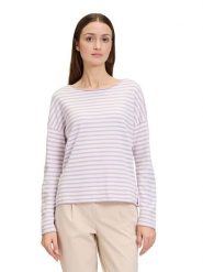 BETTY & CO Sweter w kolorze fioletowo-białym rozmiar: 44. Białe swetry klasyczne damskie Betty & Co, bez kołnierzyka. Za 99.95 zł.