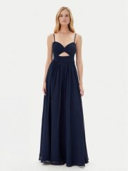 Hey Kyla Sukienka wieczorowa 5AH025HK Granatowy Slim Fit. Niebieskie sukienki damskie Hey Kyla, bez wzorów, z syntetyku, wizytowe, bez ramiączek. Za 1,019.00 zł.