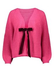 Noisy may Kardigan w kolorze różowym rozmiar: L. Różowe kardigany damskie Noisy may, l, bez wzorów, z wełny. Za 92.64 zł.