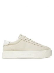 Tommy Jeans Sneakersy Tjw Flatform Sneaker EN0EN02819 Beżowy. Brązowe obuwie sportowe damskie Tommy Jeans, z jeansu, bez zapięcia. Za 269.99 zł.