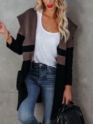 LA Angels Kardigan w kolorze czarno-brązowym rozmiar: M. Brązowe kardigany damskie LA Angels, m, bez wzorów. Za 173.99 zł.