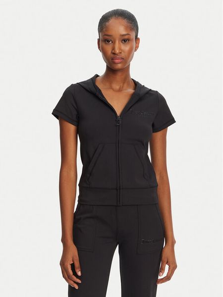 Juicy Couture Bluza Active JCSAS125402 Czarny Slim Fit. Czarne bluzy damskie Juicy Couture, m, bez wzorów, z syntetyku, bez kaptura. Za 169.99 zł.