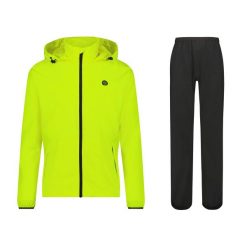 GO Rain Suit Essential Neon Yellow. Żółte kombinezony damskie AGU, m, bez wzorów, z materiału, biznesowe, bez kołnierzyka, bez ramiączek, krótkie. Za 471.60 zł.