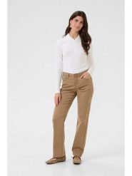 Cream Dżinsy - Comfort fit - w kolorze beżowym rozmiar: W28/L32. Brązowe jeansy damskie Cream. Za 160.33 zł.