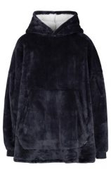Trespass Cosiness – oversize bluza z kapturem At300 Navy. Niebieskie bluzy damskie 2117 OF SWEDEN, bez wzorów, z polaru, z kapturem. Za 215.30 zł.
