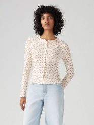 Levi's Kardigan w kolorze białym rozmiar: L. Białe kardigany damskie Levi's, l, bez wzorów. Za 87.45 zł.