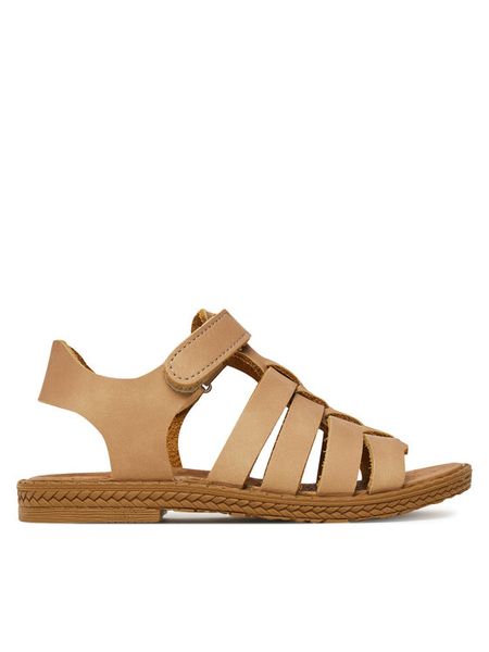 Primigi Sandały 7889611 S Brązowy. Brązowe sandały dziewczęce Primigi, ze skóry, bez obcasa, bez zapięcia. Za 199.99 zł.