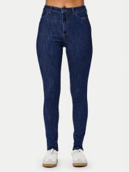 Pieces Jeansy Dea 17151022 Granatowy Skinny Fit. Niebieskie rurki damskie Pieces, bez wzorów, z bawełny. Za 79.99 zł.