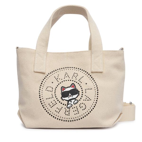 Torebka KARL LAGERFELD. Białe torebki klasyczne damskie KARL LAGERFELD, bez dodatków. Za 290.99 zł.
