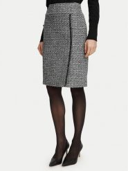 Luisa Spagnoli Spódnica ołówkowa Fiorini 543939 Szary Regular Fit. Szare spódnice damskie Luisa Spagnoli, bez wzorów. Za 1,169.00 zł.