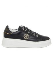 Patrizia Pepe Skórzane sneakersy w kolorze czarnym rozmiar: 40. Czarne obuwie sportowe damskie Patrizia Pepe, bez zapięcia. Za 386.53 zł.