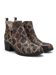 Goby Botki w kolorze beżowo-brązowym rozmiar: 40. Brązowe botki damskie Goby, eleganckie, bez obcasa, bez zapięcia. Za 347.99 zł.