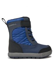Merrell Śniegowce Snow Storm 2.0 Wtrpf Mk267155 Granatowy. Niebieskie buty zimowe chłopięce Merrell, z materiału, bez zapięcia. Za 359.99 zł.