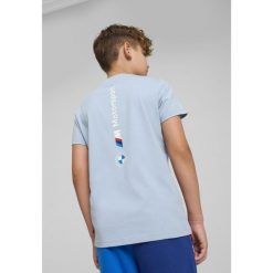 Młodzieżowa koszulka BMW M Motorsport ESS+ z logo PUMA Blue Wash. Niebieskia koszulki sportowe damskie Puma, m, bez wzorów, bez ramiączek. W wyprzedaży za 114.00 zł.