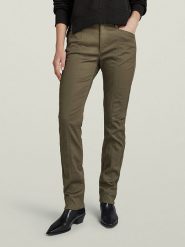 G-Star Spodnie chino w kolorze khaki rozmiar: W31/L34. Brązowe spodnie materiałowe damskie G-Star, bez wzorów. Za 197.45 zł.