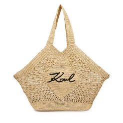 Torebka KARL LAGERFELD. Brązowe torebki klasyczne damskie KARL LAGERFELD, bez dodatków. Za 849.99 zł.