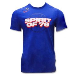 Koszulka Nike NBA Philadelphia 76ers Mantra Dry. Niebieskie bluzki damskie Nike, m, bez wzorów, bez kołnierzyka, bez ramiączek. Za 98.00 zł.