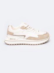 Sneakersy damskie beżowe RR274A216 801. Brązowe obuwie sportowe damskie Big Star, bez zapięcia. Za 189.99 zł.