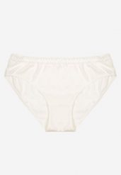 Białe Majtki Typu Figi z Bawełny Zelvisa. Białe figi Born2be, bez wzorów, z bawełny. Za 4.99 zł.