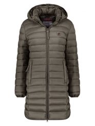 ANAPURNA Płaszcz pikowany "Akitalana" w kolorze khaki rozmiar: L. Brązowe płaszcze damskie ANAPURNA, l, bez wzorów, bez kaptura. Za 173.99 zł.