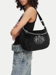 Juicy Couture Torebka CEO-BIJXT8990WZC. Czarny. Czarne torebki klasyczne damskie Juicy Couture, z materiału, bez dodatków. Za 349.99 zł.