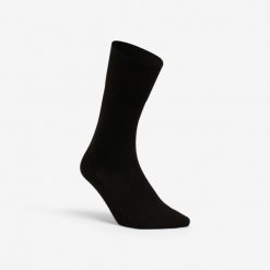 Skarpety siatkarskie Allsix VSK500 mid czarne. Czarne skarpetki damskie ALLSIX, bez wzorów, z elastanu. Za 34.99 zł.