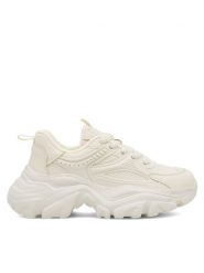 Jenny Fairy Sneakersy Elyna WSMS001-02 Beżowy. Brązowe obuwie sportowe damskie Jenny Fairy, z materiału, bez zapięcia. Za 149.99 zł.