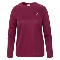 Koszulka z długim rękawem Martes Essentials Lady Lope LS - śliwka, Rozmiar M. Bluzki damskie MARTES ESSENTIALS, l, bez wzorów, z materiału, klasyczne, bez kołnierzyka, bez ramiączek. Za 39.99 zł.