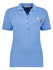 Canadian Peak Koszulka polo "Koqueleak" w kolorze błękitnym rozmiar: S. Niebieskie bluzki damskie Canadian Peak, s, bez wzorów, z bawełny, bez kołnierzyka, bez ramiączek. Za 92.64 zł.