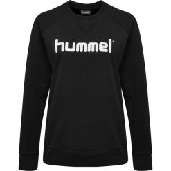 Bluza do piłki ręcznej damska Hummel Go Cotton Logo Sweatshirt Woman. Czarne bluzy damskie Hummel, s, bez wzorów, bez kaptura. Za 74.40 zł.